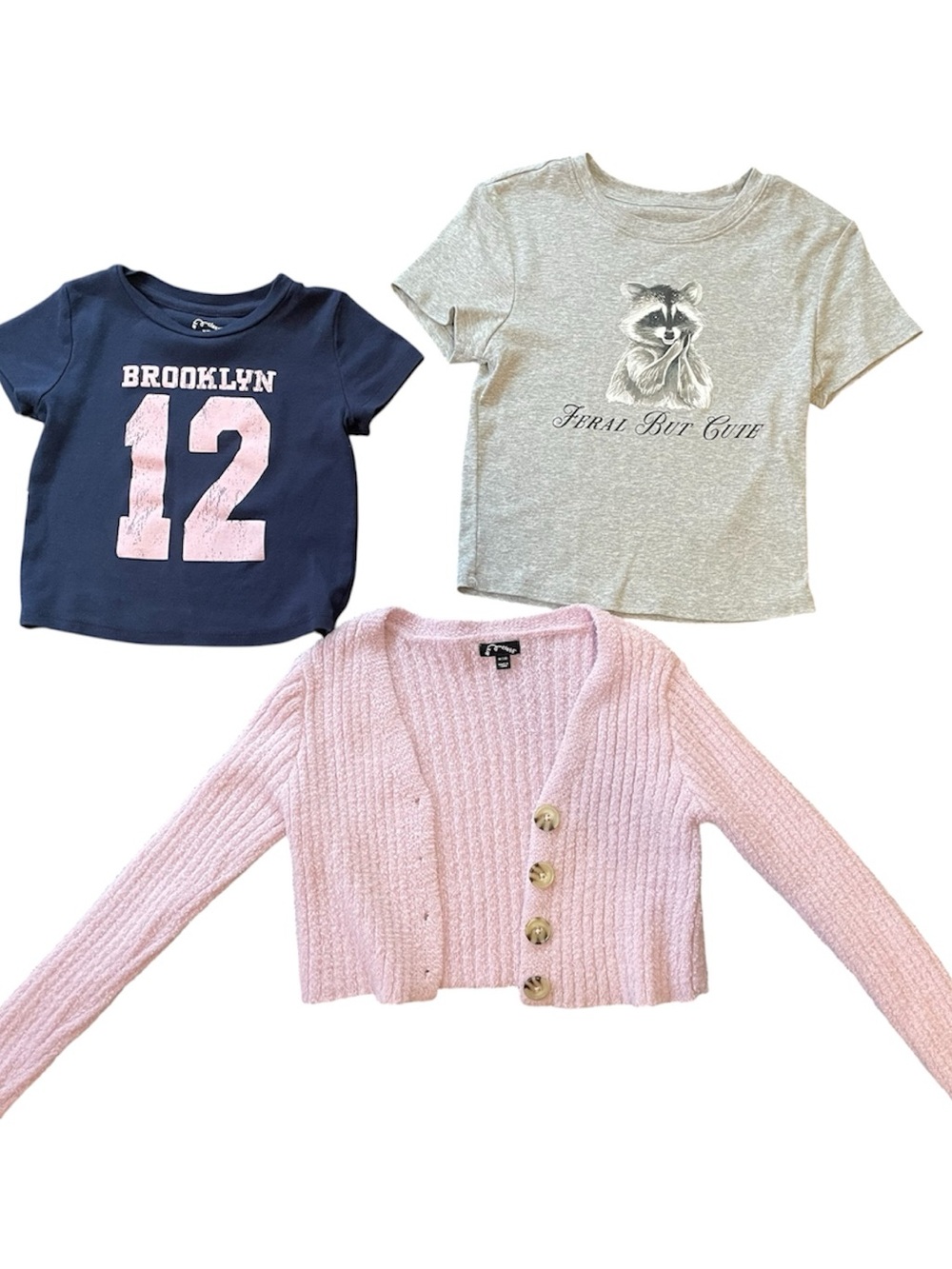 3 Girl’s 7/8 Tops